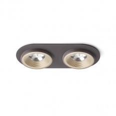 SHARM R II zápustná hnědá/perleťová zlatá 230V LED 2x10W 24° 3000K RENDL R13242