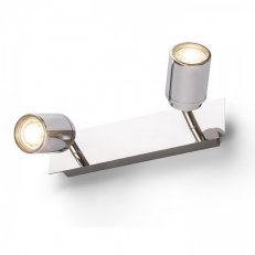 DUBLIN II přisazená chrom 230V GU10 2x9W IP44 RENDL R13378