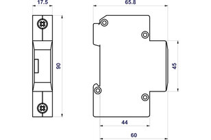 Svodič rázového přepětí HSA-850 SPD typ 2+3 HAKEL 24613