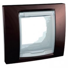Schneider MGU61.002.851 Krycí rámeček IP44 Plus, Teracota