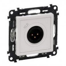 VALENA LIFE ZÁSUVKA XLR SAMEC BÍLÁ LEGRAND 753174