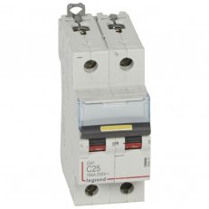 DX3 JISTIČ, CHAR. D,C 2 PÓLOVÝ, CHAR. C,25A 16KA LEGRAND 409570