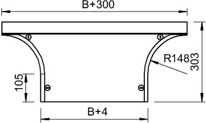 OBO 7131372 Víko odbočného dílu DFAA 550 DD