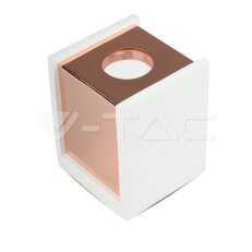 GU10 Fitting Gypsum Surface With Matt Rose Gold Bottom Square, VT-860 SKU3115