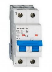 Instalační jistič AMPARO 6kA, B 6A, 1+N SCHRACK AM618606--