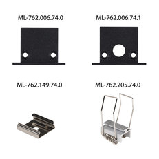 Vestavný hliníkový profil VF 35x25mm bez difuzoru 1m černý MCLED ML-761.106.74.1