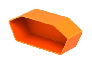 OBO TPS KS OR Ochranný kryt, pro konce závěsů TP, oranžová Polyetylén, PE