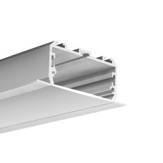 LED hliníkový profil KLUŚ LARKO-50 stříbrná 3m /C0756_3m/ ALUMIA A00756A_3