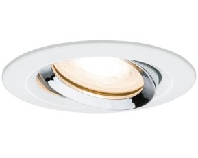Zápustné svítidlo LED Nova IP65 kulaté 7W GU10 bílá/chrom 1ks výklopné 929.03