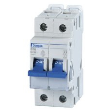 Jistič DLS 6I B6-2 10KA 2pól., B-charakt., 6 A, 10 kA DOEPKE 09916079