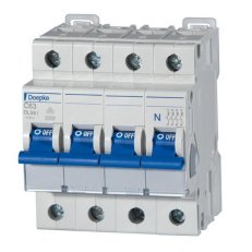 Jistič DLS 6I C4-3+N 10KA 3+Npól., C-charakt., 4 A, 10 kA DOEPKE 09916317