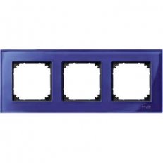 Schneider MTN4030-3278 Rámeček 3násobný M-Elegance Sapphire Blue