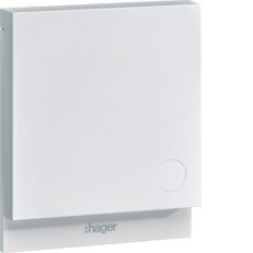 Smart termostat s online komunikací hranatý design, bílý    HAGER EK860