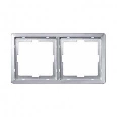 Schneider MTN481260 Rámeček Artec, dvojnásobný, Aluminium