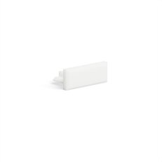 Záslepka KLUŚ MICRO-PLUS pro AL profil, bílá /C24392C10/ ALUMIA C24392C10