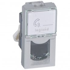 MOSAIC 1XRJ45 UTP CAT.6 1M HLINÍK LEGRAND 079461