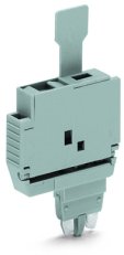 Pojistkový modul, se sponkou, pro pojistkové vložky G 5x20 mm a 5x25 mm, šedá