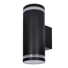 LED venkovní nástěnné osvětlení Potenza, 2x GU10, černá SOLIGHT WO811