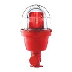 Maják zábleskový EX 0100 STF (ATEX EX-D) 12/24V DC 15 J IP66 M25*1,5 červená