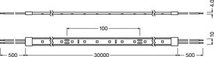 LED pásek LEDVANCE LED STRIP VALUE-1400 30 meter reel -1400/840/30/IP65