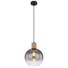 Závěsné svítidlo MOITAS černá 1xE27 40W 230V GLOBO 15656H