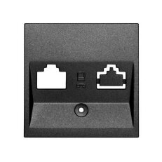 Kryt datové zásuvky 1x RJ45, antracit SCHRACK EV114003--