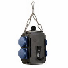 Bachman 349.300 ENERGY CUBE 4xSchuko IP44