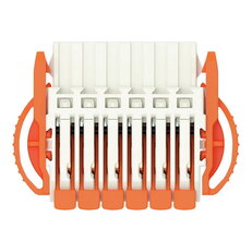 1vodičová pružinová svorkovnice, Páčka, Push-in CAGE CLAMP, Světle šedá