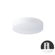 Vestavné svítidlo s plastovým stínidlem OSMONT DELIA V1 13W IP44 E27 bílá