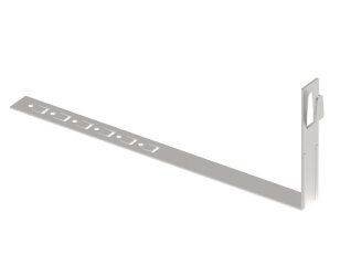 Držák vedení s příchytkou pod střešní krytinu L330 rovný drát 8mm V2A 415713