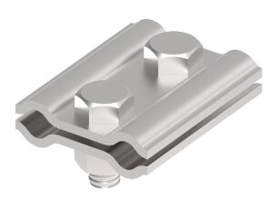 Spojovací svorka na drát 8/10mm, 2 šrouby M8x20 materiál V2A GROMTOR 104113