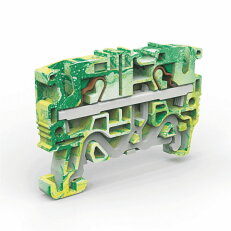 Pružinová řadová svorka push-in EFCE.4 (PE) žlutozelená MOREK EFCE400