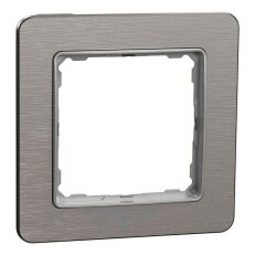 Rámeček jednonásobný Leštěný Hliník,Sedna Design/Elements SCHNEIDER SDD370801U