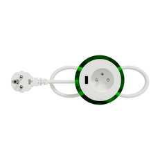 Unica System+ Stolní box XS se zás./USB A 3.1A zápustný Bílá SCHNEIDER INS44006