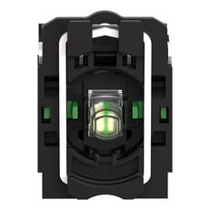Schneider ZB5AW0B13 Polosestava objímky, 2 Z, 24V, bílá