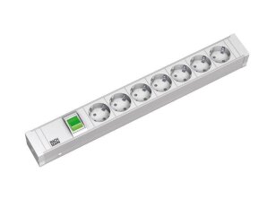 Bachman 333.000 19'' 1,5U 7xCEE7/3 1xswitch power 2m CEE7/7