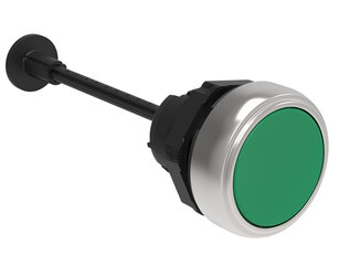 Lovato LPCR1003 Plastová mechanická nástavná hlavice zelená lícující
