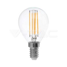LED Bulb 6W Filamen E14 P45 Clear Cover 6500K VT-2466, V-TAC SKU212847