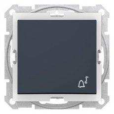 Sedna Ovládač tlačítkový IP44 'zvonek' řazení 1/0 Graphite SCHNEIDER SDN0800370