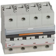 DX3 JISTIČ, 4 PÓLOVÝ, CHAR. C,50A 25KA LEGRAND 409799