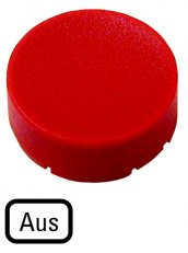 Eaton M22-XDH-R-D5 Tlačítková výplň, bez prosvětlení, zvýšená, Aus, červená