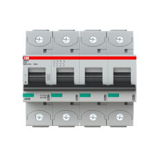 S804C-D10 jistič 4P char. D 10A s klecovou svorkou 25kA ABB 2CCS884001R0101