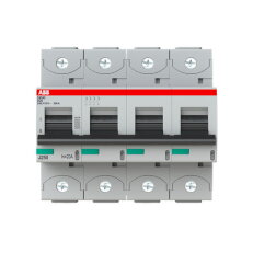 S804S-D20 jistič 4P char. D 20A s klecovou svorkou 50kA ABB 2CCS864001R0201