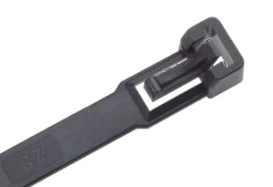 Vázací pásky otevíratelné RIA 280x7 5mm černá PA 6.6 (100ks)/RIA.3.233 1791312