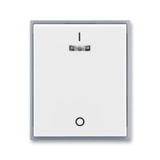 Kryt vypínače s potiskem řazení 3S 3558E-A00933 04 bílá/ledová šedá Element ABB