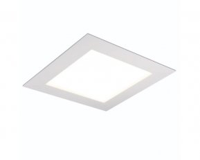 Zápustné svítidlo DISC hranaté bílé LED 8W 3000K 120x120mm hranaté