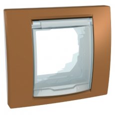 Schneider MGU61.002.869 Krycí rámeček IP44 Plus, Orange