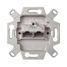 Mechanismus ELSO INSERTS datová zásuvka 2xRJ45, kat. 5e, STP 665128