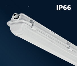 Prachotěsné svítidlo MULTIVIPET-LED-5000-136-4K, IP66, 1h, nerezové spony