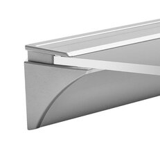 Záslepka KLUŚ PULA-L pro LED hliníkové profily stříbrná, C28008L01